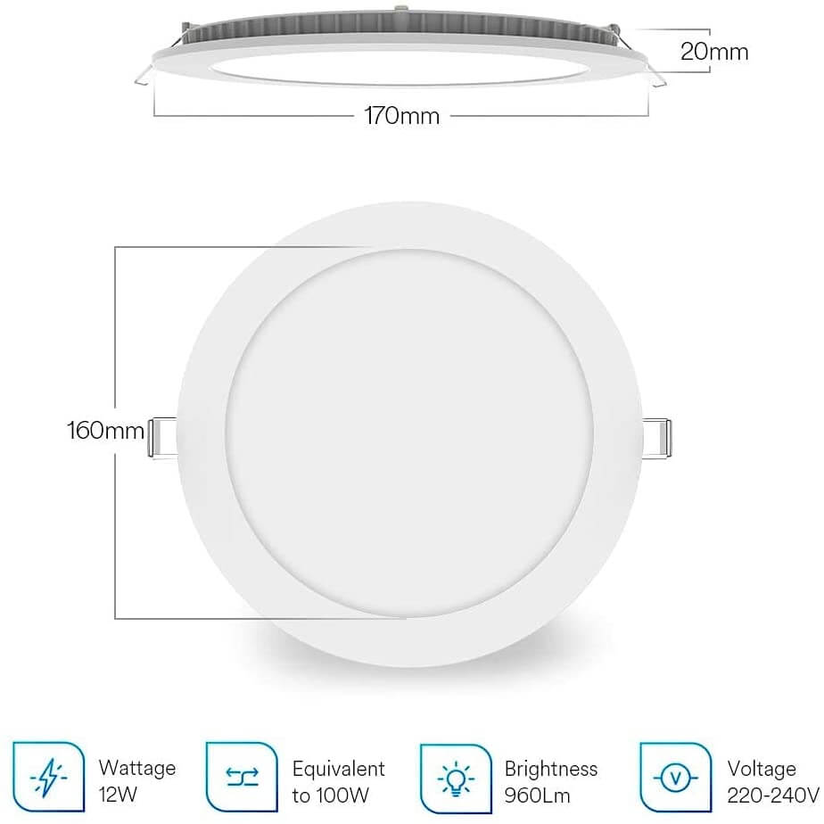 Downlight LED Lumary® Smart RGBWW 18W 4uds